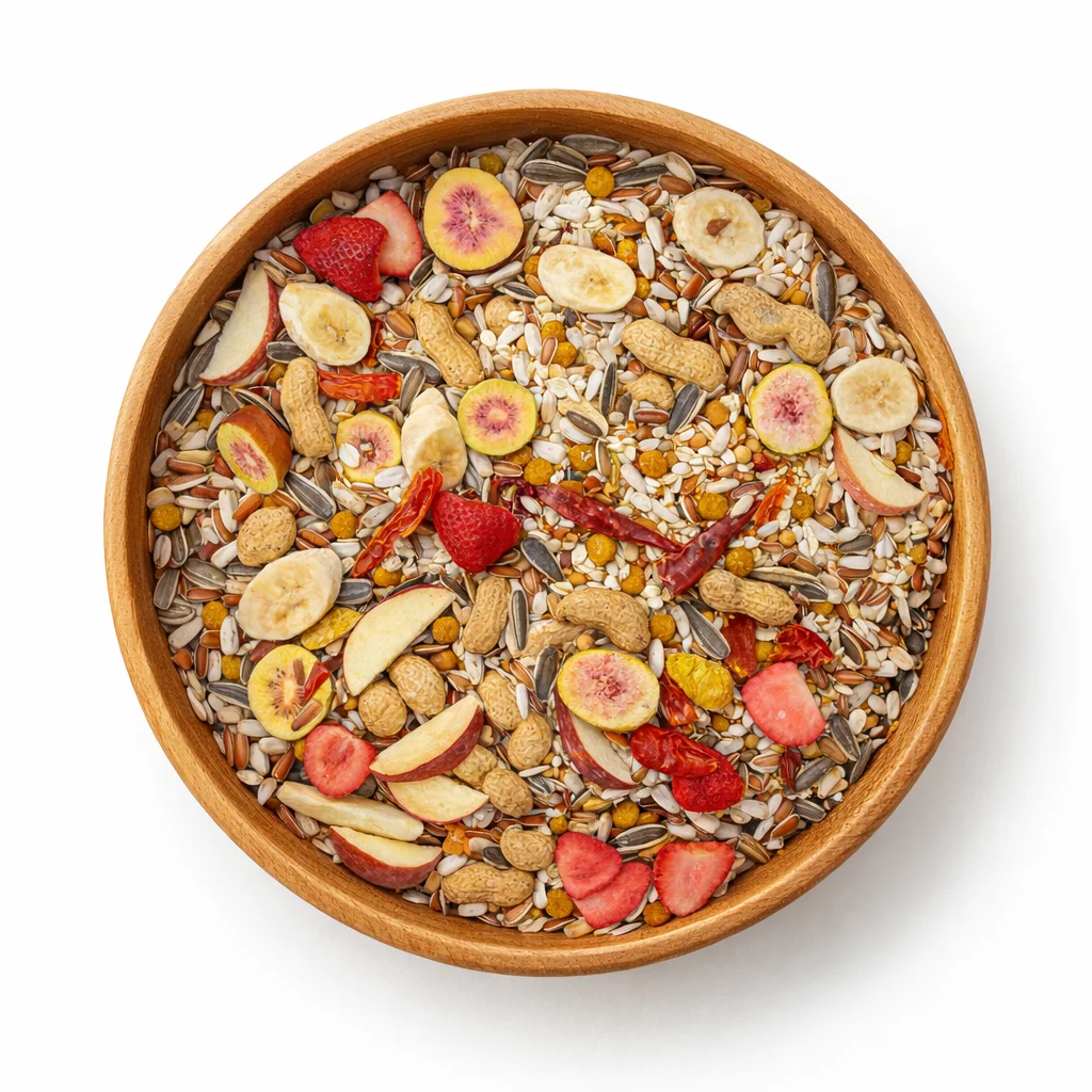 غذای مخصوص شاه طوطی وزن1کیلو